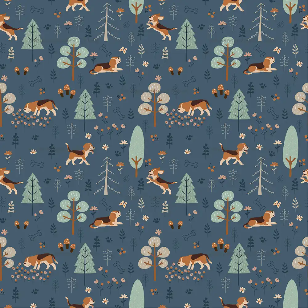 Beagle Dog Bed Duvet Cover