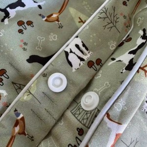 Dogs & Duvet Spaniel Print Cover (2)