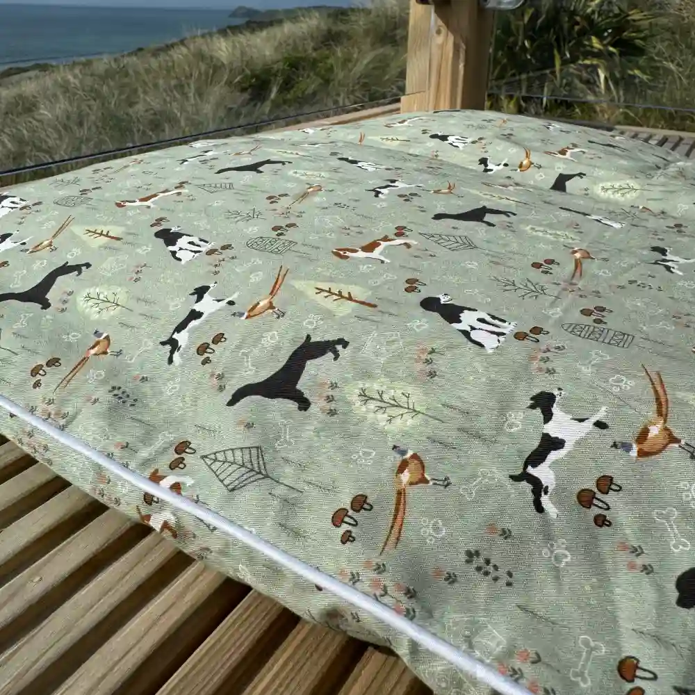 Dogs & Duvet Spaniel Print Cover