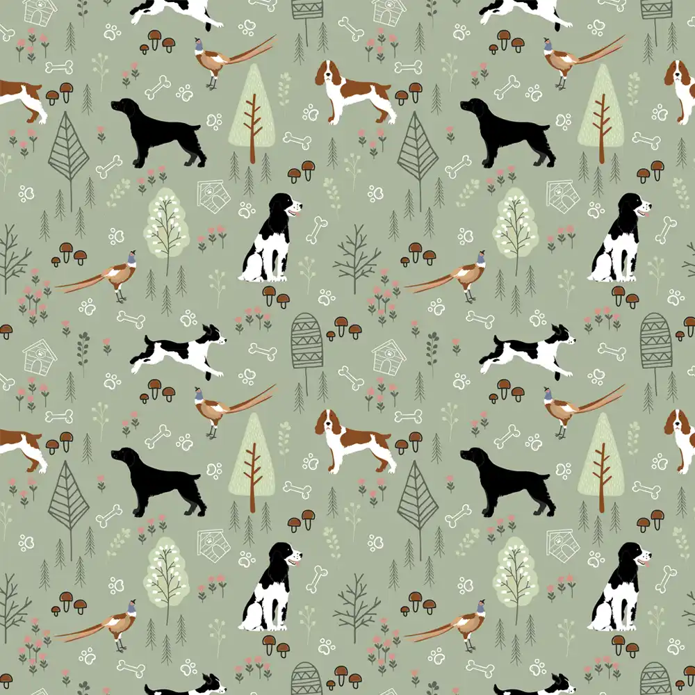 Spaniel Dog Bed Duvet Cover